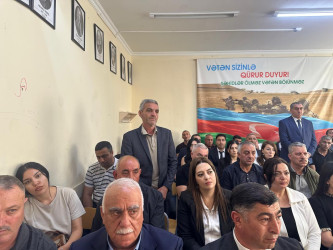 Laçın Rayon İcra Hakimiyyətinin başçısı Aqil Nəzərlinin növbəti görüşü-səyyar qəbulu Abşeron rayonunda keçirildi. 25.05.2026