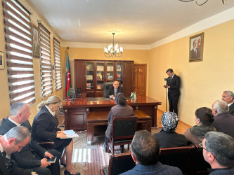 Laçın Rayon İcra Hakimiyyətinin başçısı Aqil Nəzərlinin növbəti görüşü-səyyar qəbulu Bakı şəhərinin Nərimanov rayonunda keçirildi. 17.04.2026