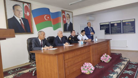 Laçın rayon Polis şöbəsi ilə birgə tədbir keçirilmişdir.