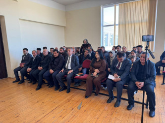 Laçın Rayon İcra Hakimiyyətinin başçısı Aqil Nəzərlinin növbəti görüşü-səyyar qəbulu Yevlax rayonunda keçirildi. 08.04.2026