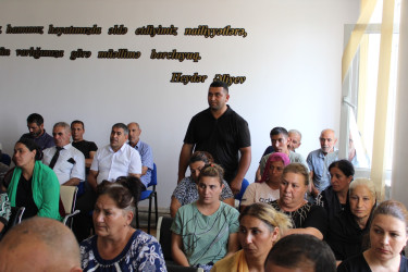 Laçın Rayon İcra Hakimiyyətinin başçısı Aqil Nəzərlinin növbəti görüşü-səyyar qəbulu Ağcabədi rayonunun Taxta Körpü qəsəbəsində keçirildi. 25.07.2025