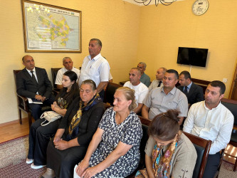 Laçın Rayon İcra Hakimiyyətinin başçısı Aqil Nəzərlinin növbəti görüşü-səyyar qəbulu Nərimanov rayonunda keçirildi. 27.07.2026