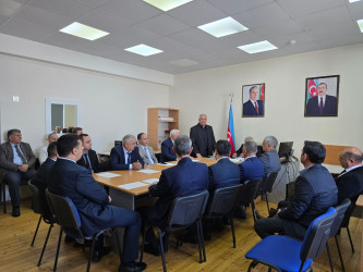 Dövlət orqanlarında ictimai iştirakçılığın tətbiqinin genişləndirilməsi və ictimai  şuraların fəaliyyətinin səmərəliliyinin artırılması mövzusunda tədbir keçirilmişdir.