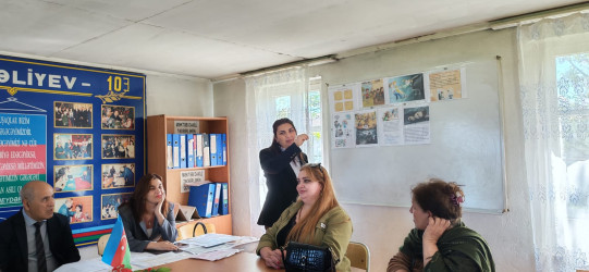 Laçınlı məktəblilərlə məişət zorakılığı ilə mübarizə və sosial şəbəkələrdən asılılığın qarşısının alınması istiqamətində maarifləndirici tədbir keçirilmişdir