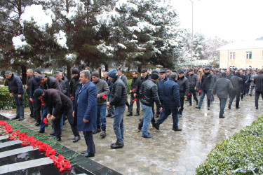 20 Yanvar şəhidlərinin unudulmaz  xatirəsi laçınlılar tərəfindən ehtiramla yad olundu