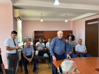 Laçın Rayon İcra Hakimiyyətinin başçısı Aqil Nəzərlinin növbəti görüşü-səyyar qəbulu Mincəçevir şəhərində keçirildi. 25.08.2026
