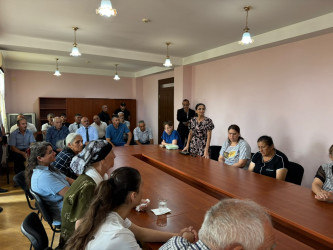 Laçın Rayon İcra Hakimiyyətinin başçısı Aqil Nəzərlinin növbəti görüşü-səyyar qəbulu Mincəçevir şəhərində keçirildi. 25.08.2026