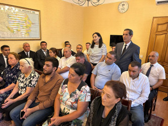 Laçın Rayon İcra Hakimiyyətinin başçısı Aqil Nəzərlinin növbəti görüşü-səyyar qəbulu Nərimanov rayonunda keçirildi. 02.09.2026