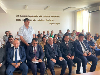 Laçın Rayon İcra Hakimiyyətinin başçısı Aqil Nəzərlinin növbəti görüşü-səyyar qəbulu Ağcabədi rayonunun Taxta Körpü qəsəbəsində keçirildi. 25.07.2025