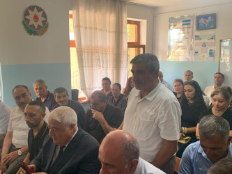 Laçın Rayon İcra Hakimiyyətinin başçısı Aqil Nəzərlinin növbəti görüşü-səyyar qəbulu Abşeron rayonunun Ceyranbatan qəsəbəsi ərazisində keçirildi. 05.09.2025