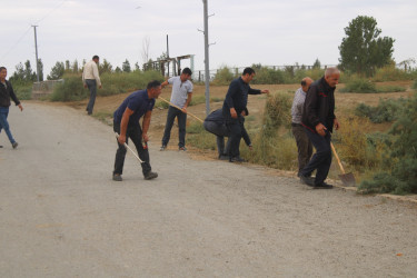 Laçınlı məcburi köçkünlər tərəfindən Ağcabədi rayonunun Taxta Körpü qəsəbəsi ərazisində iməcilik keçirildi. 26.09.2024