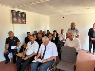 Laçın Rayon İcra Hakimiyyətinin başçısı Aqil Nəzərlinin növbəti görüşü-səyyar qəbulu Bərdə rayonunda keçirildi. 02.07.2026