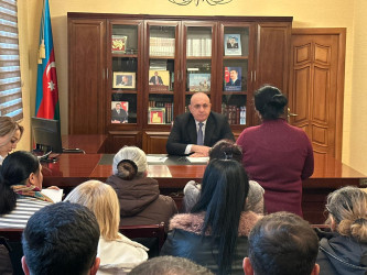 Laçın Rayon İcra Hakimiyyətinin başçısı Aqil Nəzərlinin növbəti görüşü-səyyar qəbulu Bakı şəhərinin Nərimanov rayonunda keçirildi. 13.02.2026