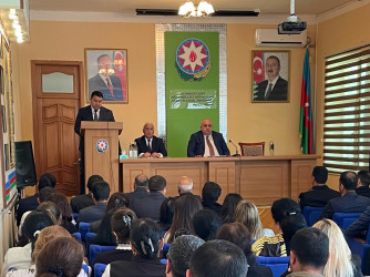 2025-ci ilin ölkəmizdə “Konstitusiya və Suverenlik İli” elan olunması ilə bağlı Laçın Rayon İcra Hakimiyyətində geniş  tədbir keçirilib