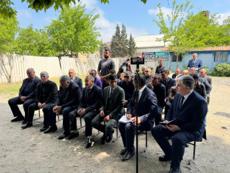 Laçın Rayon İcra Hakimiyyətinin başçısı Aqil Nəzərlinin növbəti görüşü-səyyar qəbulu Beyləqan rayonunda keçirildi. 01.05.2026