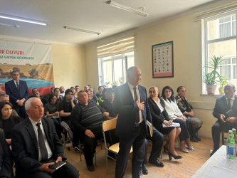 Laçın Rayon İcra Hakimiyyətinin başçısı Aqil Nəzərlinin növbəti görüşü-səyyar qəbulu Abşeron rayonunda keçirildi. 25.05.2026