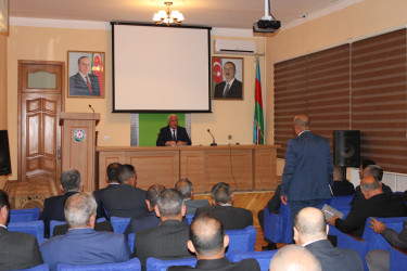 “Cəzaçəkmə müəssisələrindən azad edilmiş şəxslərin işlə təmini ilə bağlı birgə fəaliyyətin təşkili və məlumatlandırma” mövzusunda tədbir keçirilib
