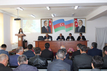 Laçın rayonunda heyvanların identifikasiyası və qeydiyyatı sisteminin formalaşdırılması barədə tədbir keçirilmişdir.