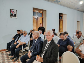 Laçın Rayon İcra Hakimiyyətinin başçısı Aqil Nəzərlinin növbəti görüşü-səyyar qəbulu Şamaxı rayonu ərazisində keçirildi.  01.07.2025
