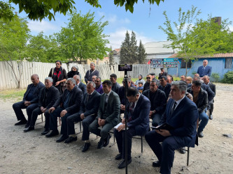 Laçın Rayon İcra Hakimiyyətinin başçısı Aqil Nəzərlinin növbəti görüşü-səyyar qəbulu Beyləqan rayonunda keçirildi. 01.05.2026