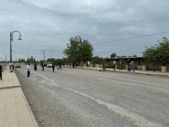 Laçınlı məcburi köçkünlər tərəfindən  Ağcabədi rayonunun Taxtakörpü qəsəbəsi ərazisində iməcilik keçirildi