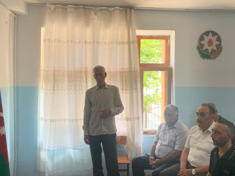 Laçın Rayon İcra Hakimiyyətinin başçısı Aqil Nəzərlinin növbəti görüşü-səyyar qəbulu Abşeron rayonunun Ceyranbatan qəsəbəsi ərazisində keçirildi. 05.09.2025