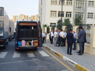 Laçın şəhərinə 10-cu mərhələdə daha 12 məcburi köçkün ailəsi yola salındı