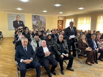 Laçın Rayon İcra Hakimiyyətinin başçısı Aqil Nəzərlinin növbəti görüşü-səyyar qəbulu Bakı şəhərinin Xətai rayonunda keçirildi. 18.03.2026