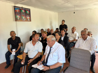 Laçın Rayon İcra Hakimiyyətinin başçısı Aqil Nəzərlinin növbəti görüşü-səyyar qəbulu Bərdə rayonunda keçirildi. 02.07.2026
