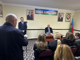 Laçın Rayon İcra Hakimiyyətinin başçısı Aqil Nəzərlinin növbəti görüşü-səyyar qəbulu Bakı şəhərinin Nizami rayonunda keçirildi. 11.03.2026
