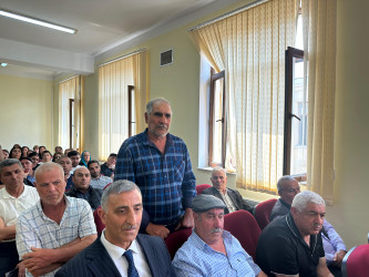 Laçın Rayon İcra Hakimiyyətinin başçısı Aqil Nəzərlinin növbəti görüşü-səyyar qəbulu Qaradağ rayonunda keçirildi. 22.05.2026