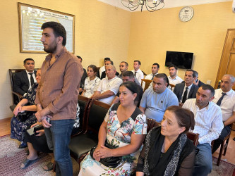 Laçın Rayon İcra Hakimiyyətinin başçısı Aqil Nəzərlinin növbəti görüşü-səyyar qəbulu Nərimanov rayonunda keçirildi. 02.09.2026