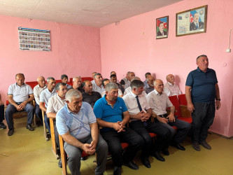 Laçın Rayon İcra Hakimiyyətinin başçısı Aqil Nəzərlinin növbəti görüşü-səyyar qəbulu Göyçay rayonunun Qaraməryəm kəndində keçirildi. 20.06.2025