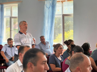 Laçın Rayon İcra Hakimiyyətinin başçısı Aqil Nəzərlinin növbəti görüşü-səyyar qəbulu Ağdam rayonunun Quzanlı qəsəbəsi ərazisində keçirildi. 08.08.2025