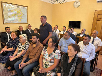Laçın Rayon İcra Hakimiyyətinin başçısı Aqil Nəzərlinin növbəti görüşü-səyyar qəbulu Nərimanov rayonunda keçirildi. 02.09.2026