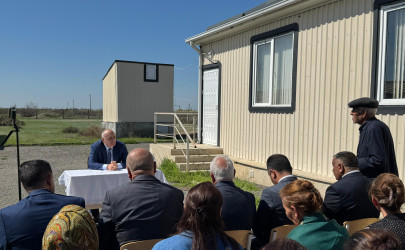 Laçın Rayon İcra Hakimiyyətinin başçısı Aqil Nəzərlinin növbəti görüşü-səyyar qəbulu Ağcabədi rayonunda keçirildi. 03.04.2026