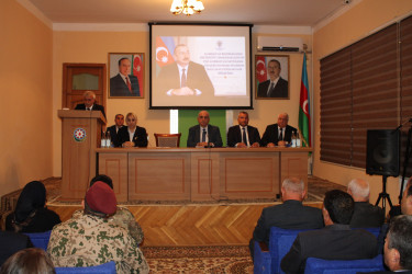 Azərbaycan Respublikasının Prezidenti cənab İlham Əliyevin  Yeni Azərbaycan Partiyasının VIII Qurultayındakı nitqindən irəli gələn vəzifələrə  dair Laçın Rayon İcra Hakimiyyətində geniş tərkibdə müşavirə keçirilmişdir.