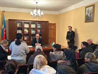 Laçın Rayon İcra Hakimiyyətinin başçısı Aqil Nəzərlinin növbəti görüşü-səyyar qəbulu Bakı şəhərinin Nərimanov rayonunda keçirildi. 13.02.2026