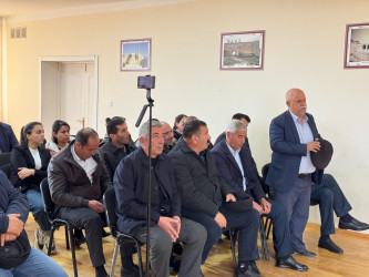 Laçın Rayon İcra Hakimiyyətinin başçısı Aqil Nəzərlinin növbəti görüşü-səyyar qəbulu Ağcabədi rayonunda keçirildi. 04.03.2026
