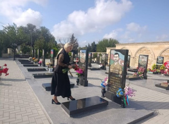 Laçın Rayon İcra Hakimiyyətinin kollektivi Vətən müharibəsi şəhidlərinin məzarlarını ziyarət etdilər. 24.09.2026