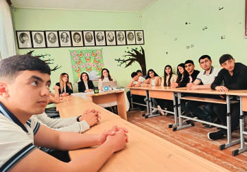 Laçınlı məktəblilərlə məişət zorakılığı ilə mübarizə mövzusunda maarifləndirici tədbir keçirilmişdir.