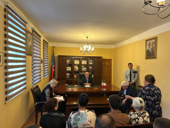 Laçın Rayon İcra Hakimiyyətinin başçısı Aqil Nəzərlinin növbəti görüşü-səyyar qəbulu Nərimanov rayonunda keçirildi. 02.09.2026