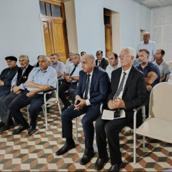Laçın Rayon İcra Hakimiyyətinin başçısı Aqil Nəzərlinin növbəti görüşü-səyyar qəbulu Şamaxı rayonu ərazisində keçirildi.  01.07.2025