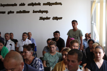 Laçın Rayon İcra Hakimiyyətinin başçısı Aqil Nəzərlinin növbəti görüşü-səyyar qəbulu Ağcabədi rayonunun Taxta Körpü qəsəbəsində keçirildi. 25.07.2025