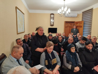 Laçın Rayon İcra Hakimiyyətinin başçısı Aqil Nəzərlinin növbəti görüşü-səyyar qəbulu Bakı şəhərinin Nərimanov rayonunda keçirildi. 19.12.2024