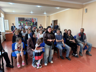 Laçın Rayon İcra Hakimiyyətinin başçısı Aqil Nəzərlinin növbəti görüşü-səyyar qəbulu Gəncə şəhərində keçirildi. 05.06.2026