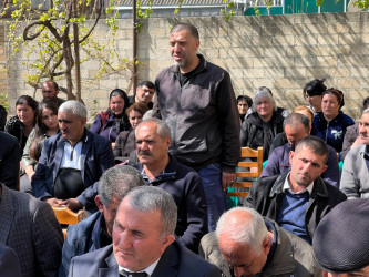 Laçın Rayon İcra Hakimiyyəti başçısı Aqil Nəzərlinin növbəti görüşü-səyyar qəbulu  Bərdə rayonunun Qaradağlı kəndində keçirilmişdir