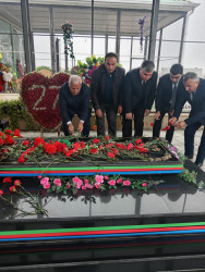 Vətən müharibəsi şəhidi Elnur Cabbarovun anım günü keçirilmişdir.