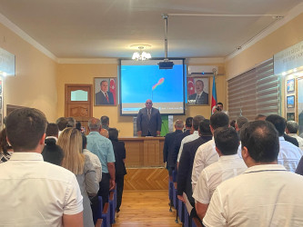 Laçın Rayon İcra Hakimiyyətində  “Qərbi Azərbaycan İrsi” kitabının I cildinin təqdimatı keçirilmişdir. 24.07.2025