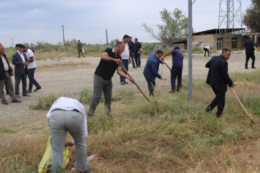 Laçınlı məcburi köçkünlər tərəfindən Ağcabədi rayonunun Taxta Körpü qəsəbəsi ərazisində iməcilik keçirildi. 26.09.2024